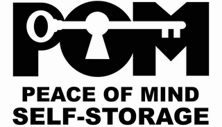 POM PEACE OF MIND SELF-STORAGE logo