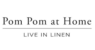 POM POM AT HOME LIVE IN LINEN logo