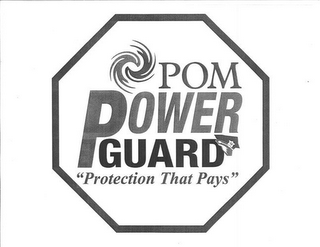 POM POWER GUARD "PROTECTION THAT PAYS" logo