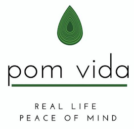 POM VIDA REAL LIFE PEACE OF MIND logo