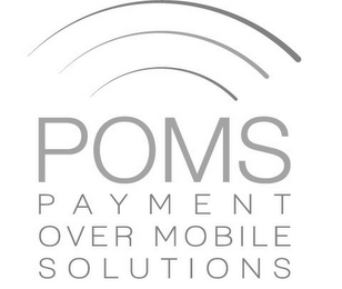 POMS PAYMENT OVER MOBILE SOLUTIONS logo