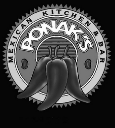 PONAK'S MEXICAN KITCHEN & BAR logo