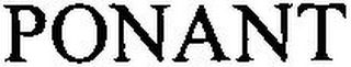 PONANT logo
