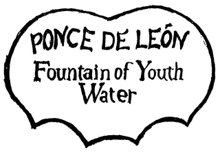 PONCE DE LEON FOUNTAIN OF YOUTH WATER logo