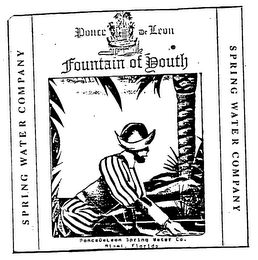 PONCE DELEON FOUNTAIN OF YOUTH SPRING WATER COMPANY logo
