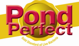 POND PERFECT GOLD STANDARD OF LIVE BACTERIA logo