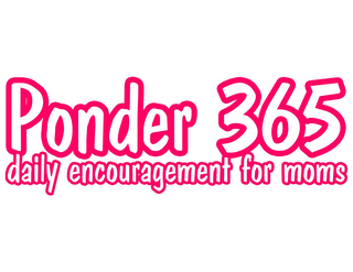 PONDER 365 DAILY ENCOURAGEMENT FOR MOMS logo