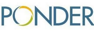 PONDER logo