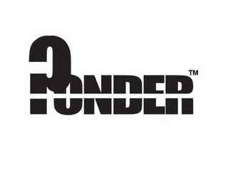 PONDER logo