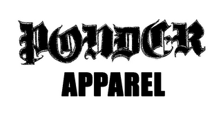 PONDER APPAREL logo