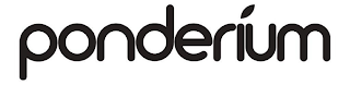 PONDERIUM logo
