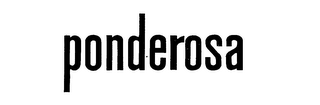 PONDEROSA logo