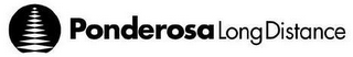 PONDEROSA LONG DISTANCE logo