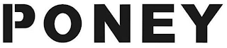 PONEY logo