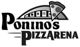 PONINO'S PIZZARENA logo