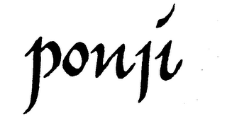 PONJI logo