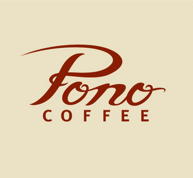 PONO COFFEE logo