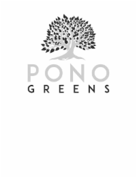 PONO GREENS logo