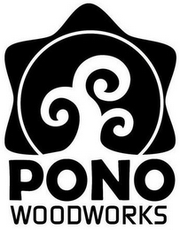 PONO WOODWORKS logo
