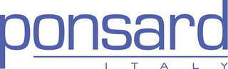 PONSARD ITALY logo