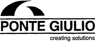 PONTE GIULIO CREATING SOLUTIONS logo