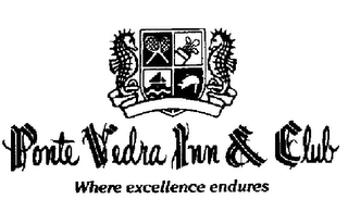 PONTE VEDRA INN & CLUB WHERE EXCELLENCE ENDURES logo