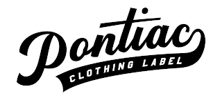 PONTIAC CLOTHING LABEL logo