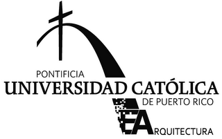 PONTIFICIA UNIVERSIDAD CATÓLICA DE PUERTO RICO E ARQUITECTURA logo