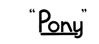 PONY logo