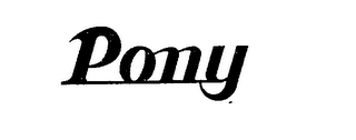 PONY logo