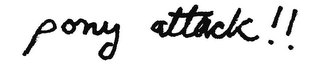 PONY ATTACK!! logo