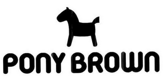 PONY BROWN logo