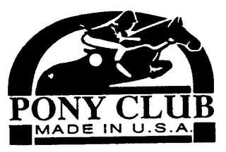 PONY CLUB MADE IN U.S.A. logo