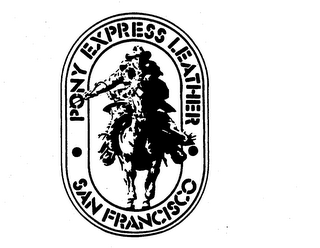 PONY EXPRESS LEATHER SAN FRANCISCO logo