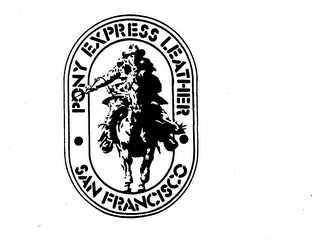 PONY EXPRESS LEATHER SAN FRANCISCO logo