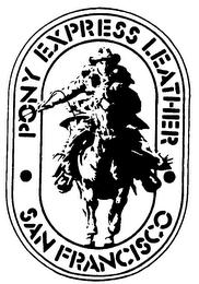 PONY EXPRESS LEATHER SAN FRANCISCO logo