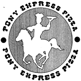 PONY EXPRESS PIZZA logo