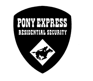 PONY EXPRESS RESIDENTIAL SECURITY logo