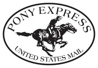 PONY EXPRESS UNITED STATES MAIL logo