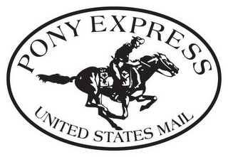 PONY EXPRESS UNITED STATES MAIL logo