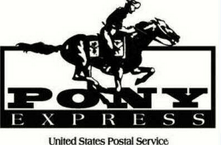PONY EXPRESS UNITED STATES POSTAL SERVICE logo