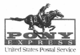 PONY EXPRESS UNITED STATES POSTAL SERVICE logo