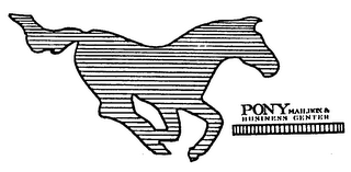 PONY MAILBOX & BUSINESS CENTER logo