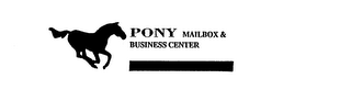 PONY MAILBOX & BUSINESS CENTER logo