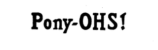 PONY-OHS! logo