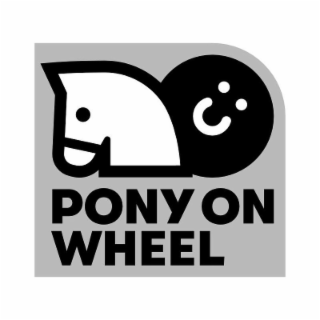 PONY ON WHEEL logo
