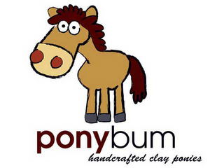 PONYBUM HANDCRAFTED CLAY PONIES logo