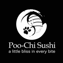 POO-CHI SUSHI A LITTLE BLISS IN EVERY BITE logo