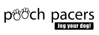 POOCH PACERS JOG YOUR DOG! logo
