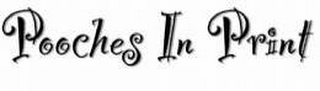 POOCHES IN PRINT logo